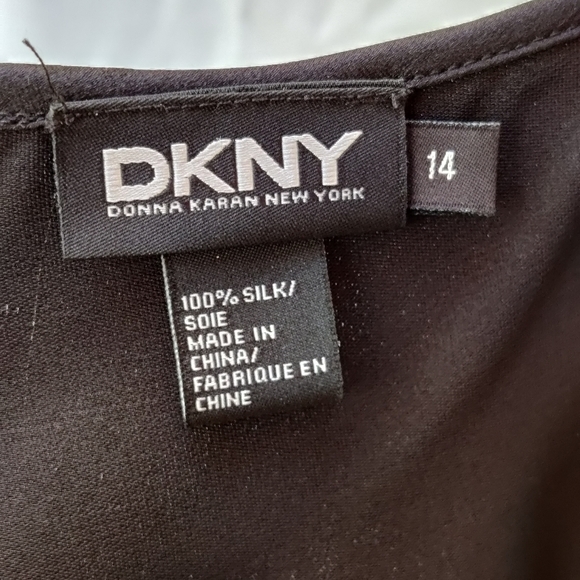 DKNY Little Black Dress SALE: Silk Slip Dress — styled for parties & dancing - Picture 15 of 15